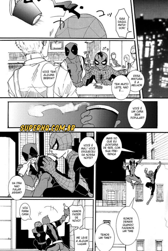 Dead Pool e Homem Aranha - Uma história de Sexo Gay - Hentai Gay