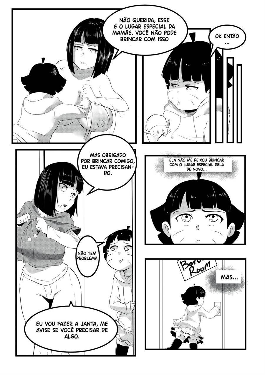 Hinata e Himawari - Coisas de mãe e filha