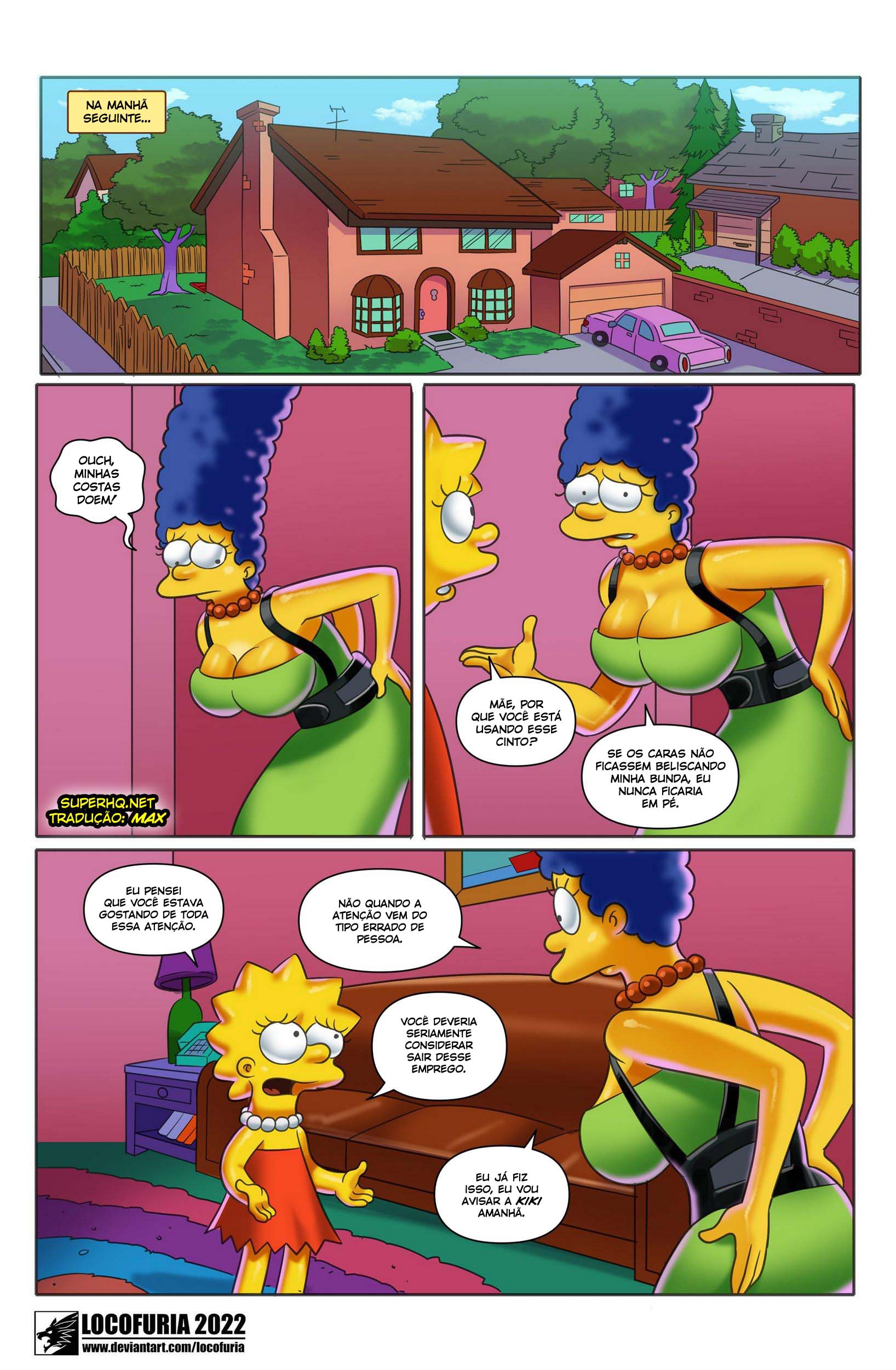 Os novos peitos de Marge Simpsons