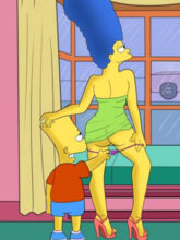 A deliciosa buceta da mamãe Marge