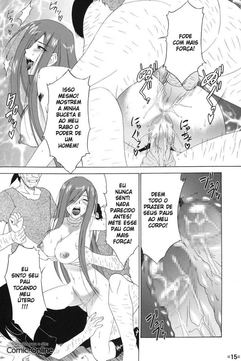 Fairy Tail Hentai - Erza Scarlet, a peituda excitada!