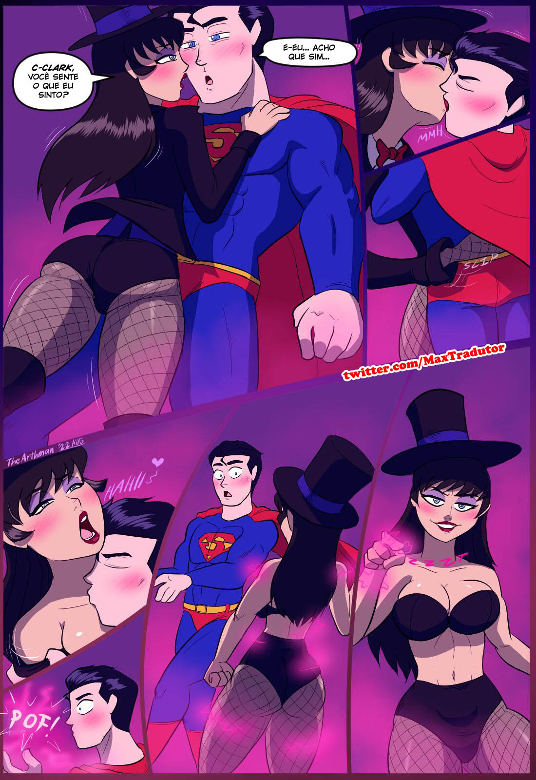 Superboy - Fodendo a jovem Zatanna