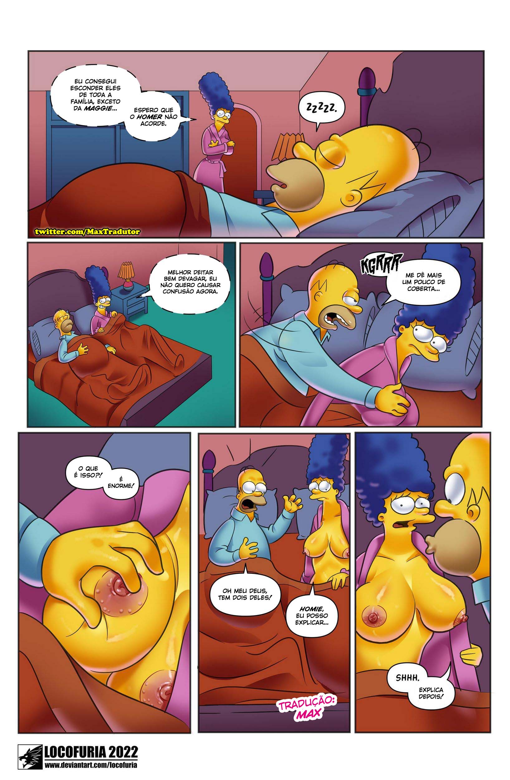 XXX H Q - Os enormes peitos de Marge Simpson