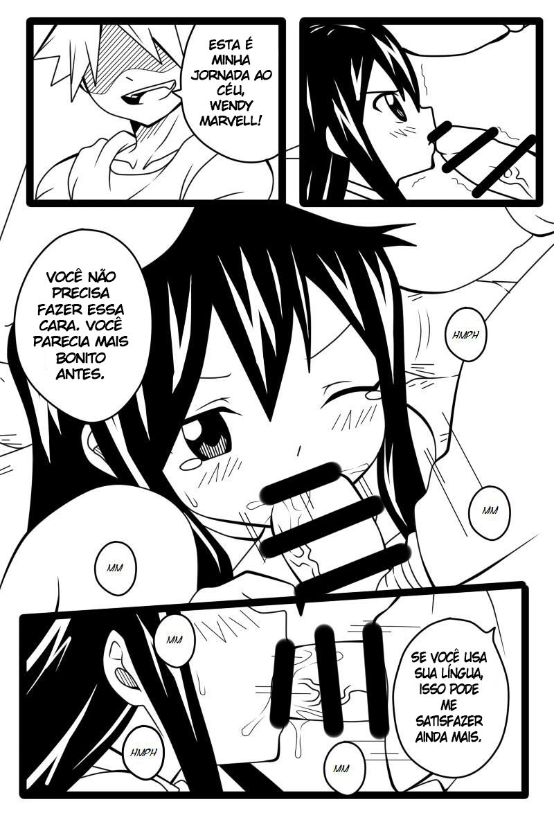 Fairy Tail Hentai - A caminhada de Wendy para o céu