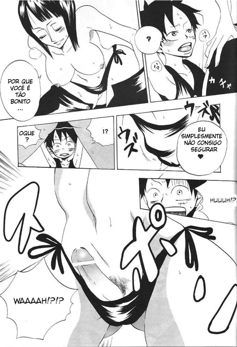 Luffy e Nico Robin Hentai - Um desejo pelo capitão!