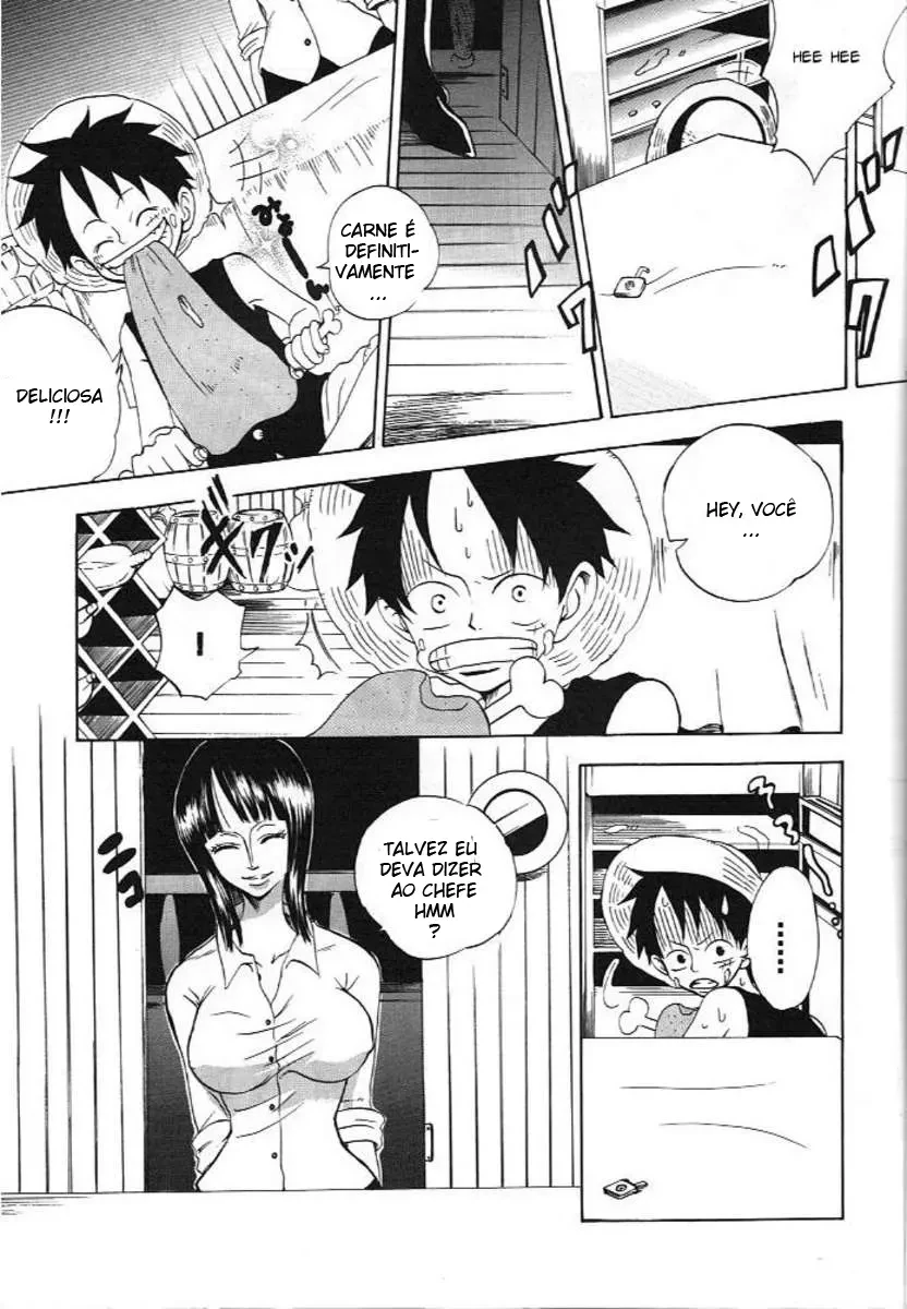 Luffy e Nico Robin Hentai - Um desejo pelo capitão!