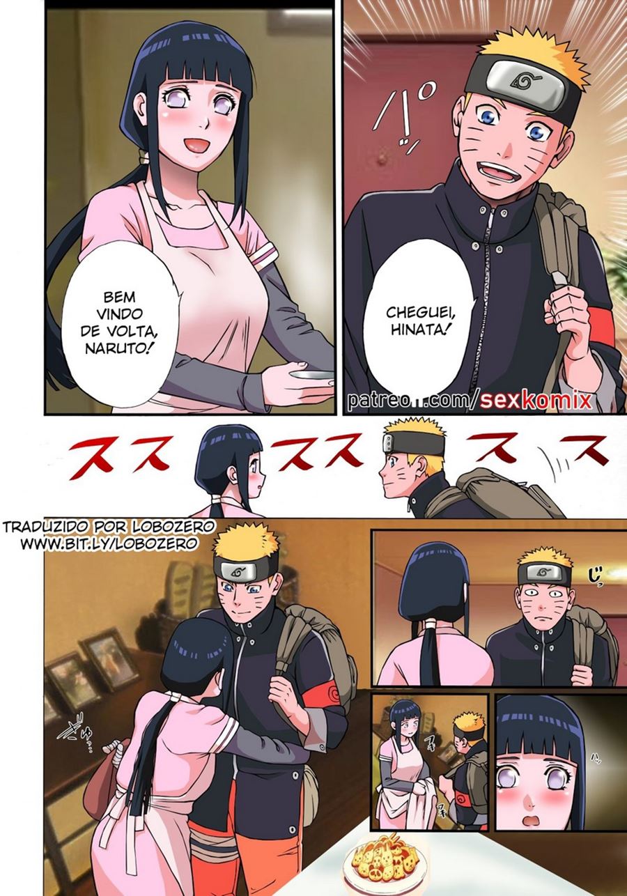 O sexo romântico entre Naruto e Hinata