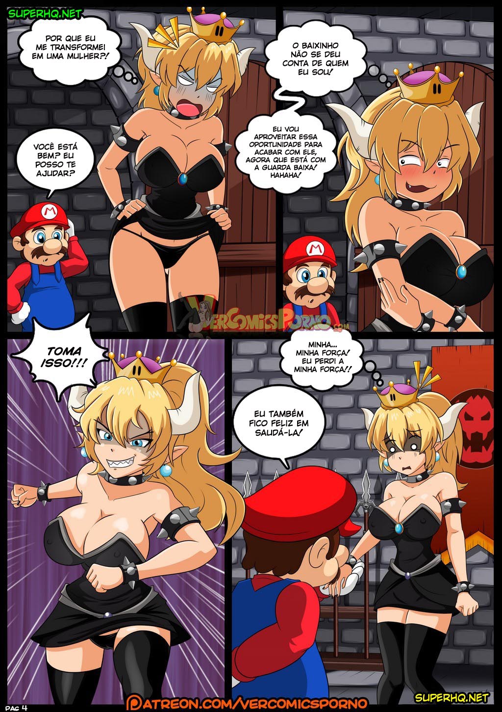 Bowsette Rescate - O melhor Hentai do Mario e Bowser