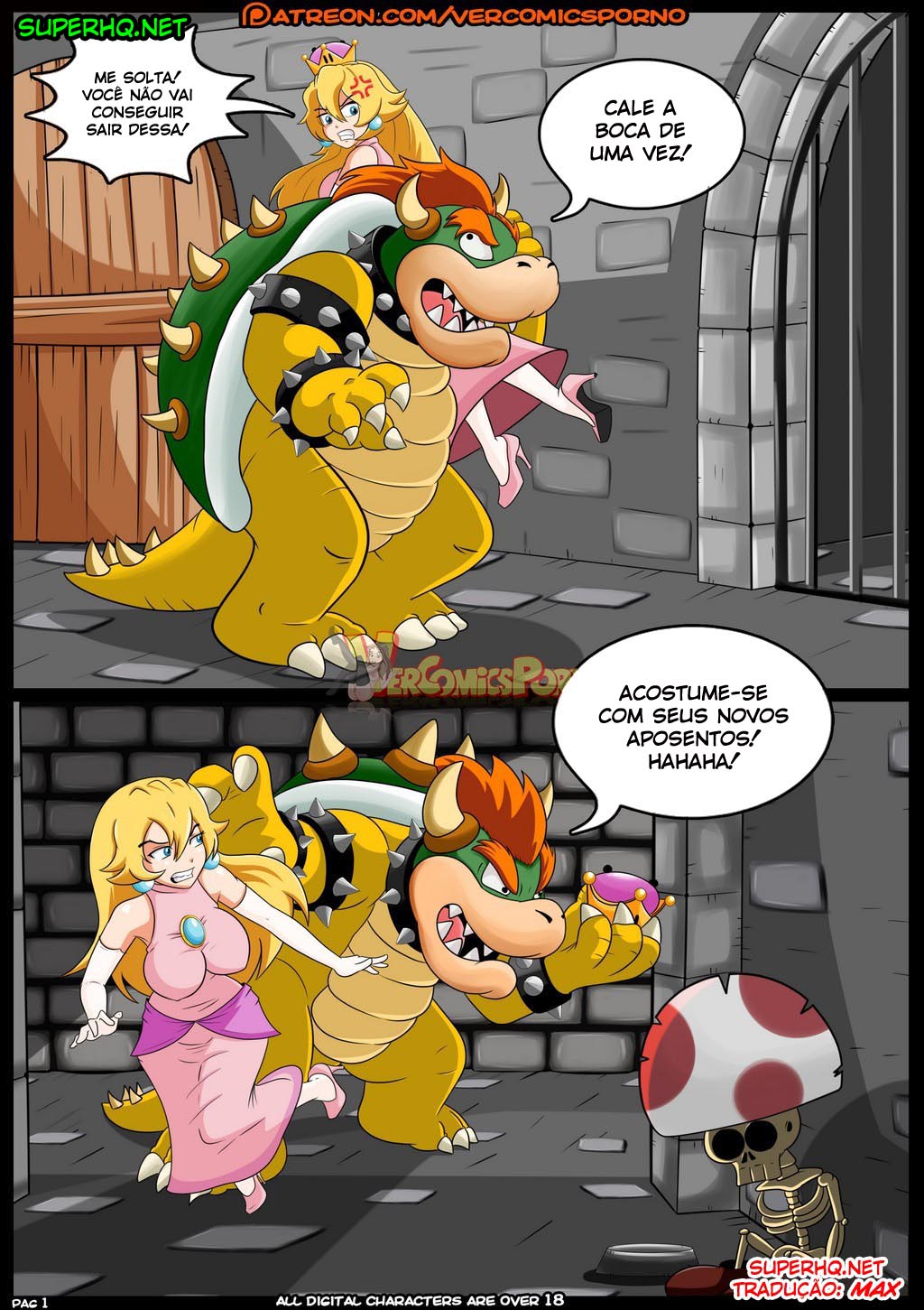 Bowsette Rescate - O melhor Hentai do Mario e Bowser