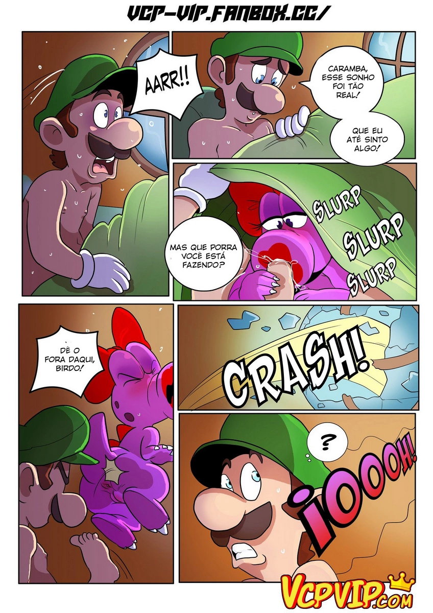 Mario Hentai - Luigi em uma aventura pornô