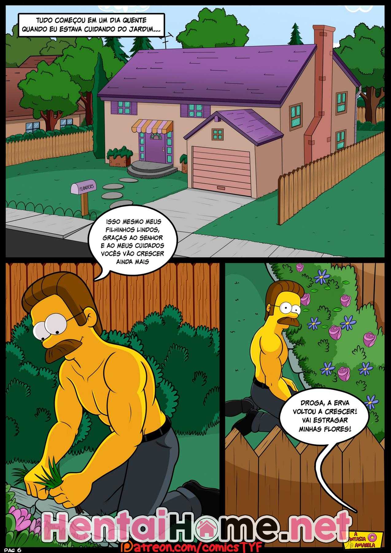 A Fantasia Amarela - Simpsons Hentai Pornô