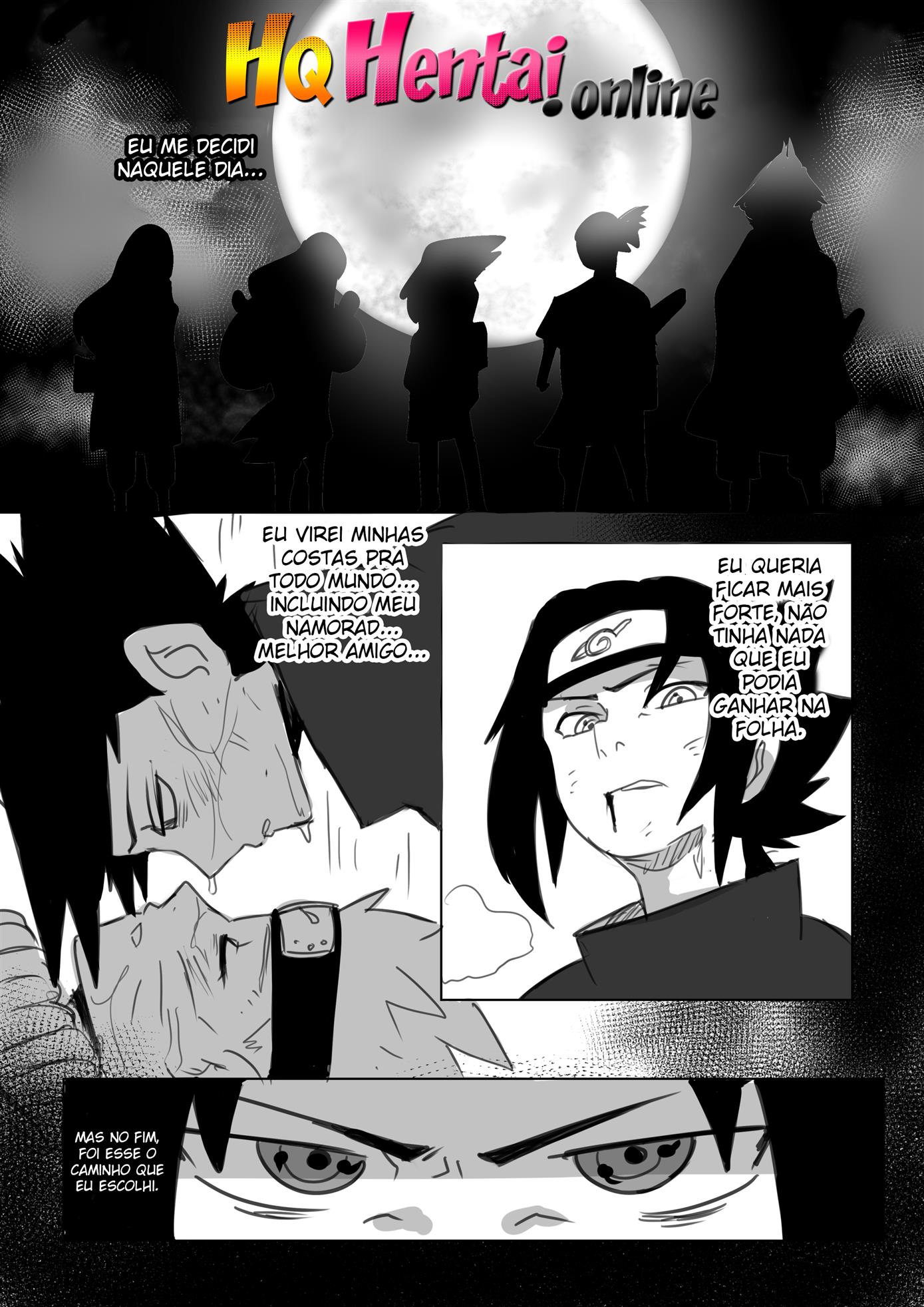 Naruto Mangá Hentai - Sasuke e a Milf Orochimaru porn